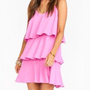 NWT Show Me Your Mumu Orchid Pink Suarez Ruffle Dress